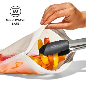 Oxo Goodgrips Silicone Reusable Bag Oat Stand-Up Half Gallon